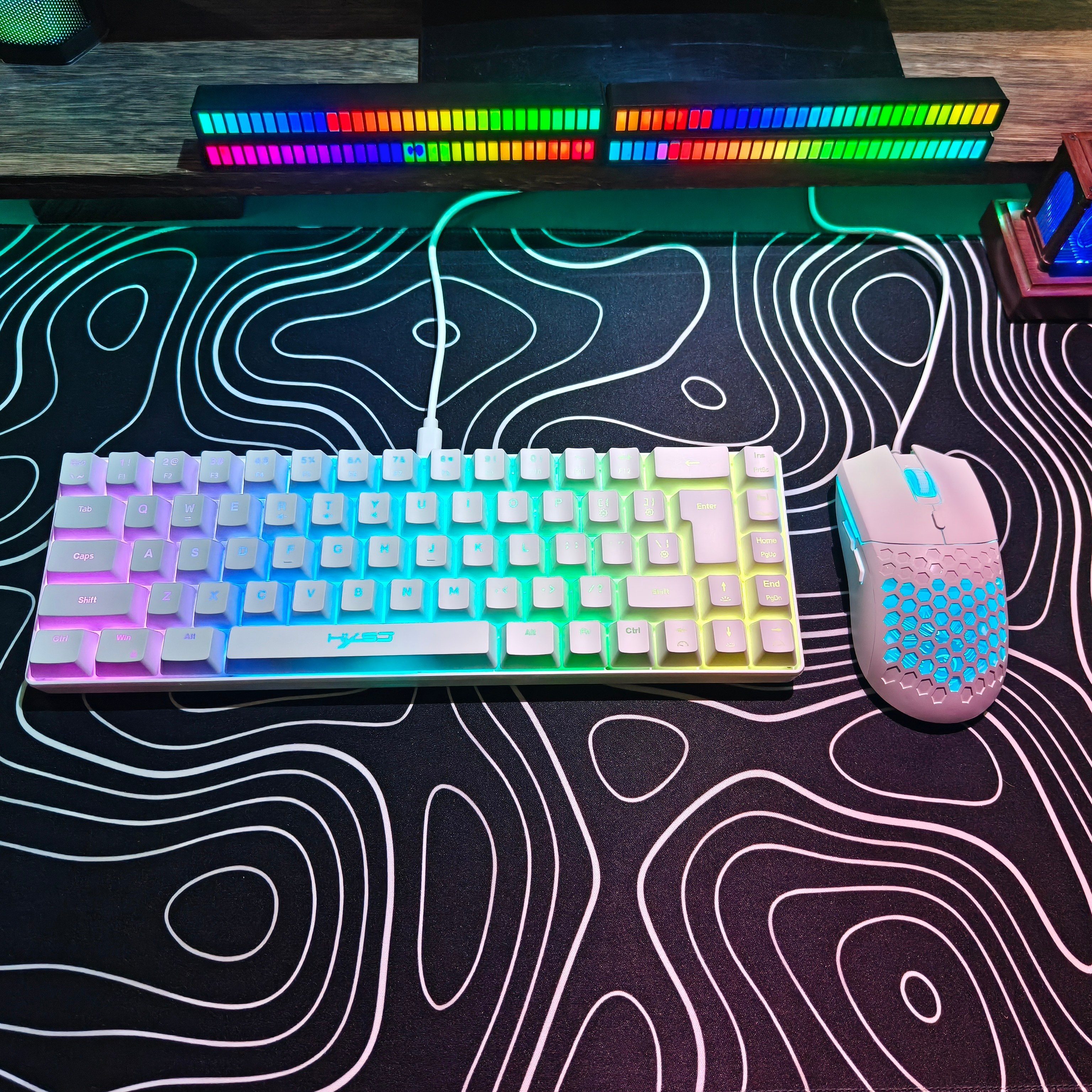 Compact HXSJ 68-Key Mouse and  - Keyboard Gaming Mac recension och pris