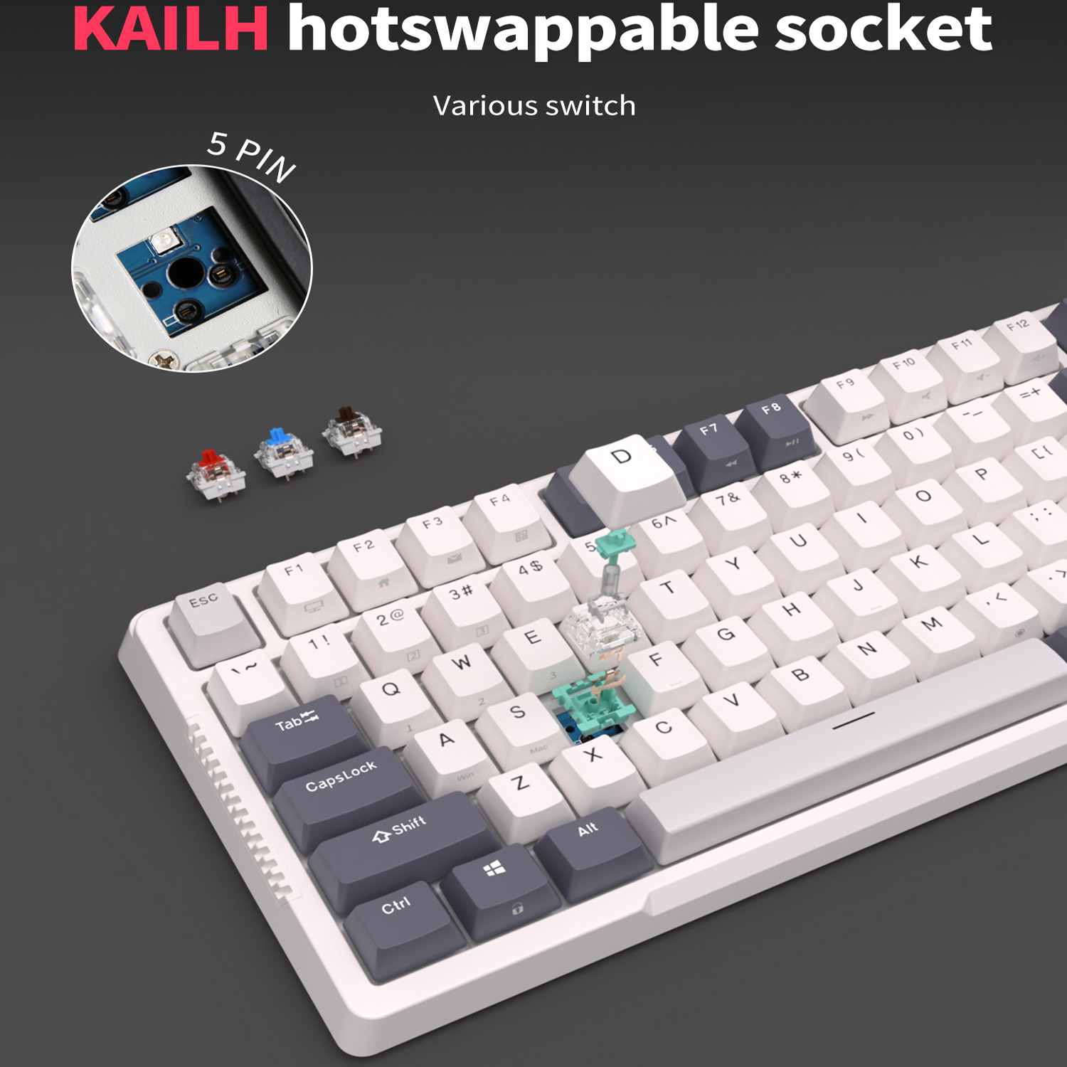 RK H81 Royal Kludge Gasket Str - Gaming Keyboard Mobile recension och pris