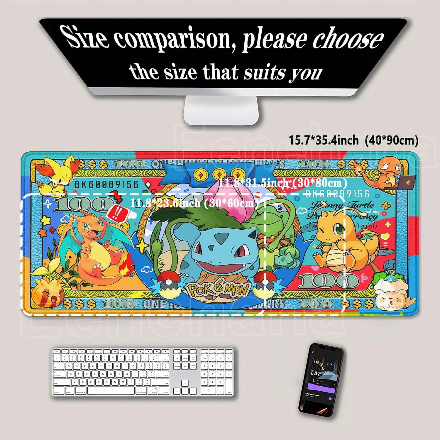 HD printing Pokemon banknotes  - Gaming Keyboard Typewriter recension och pris
