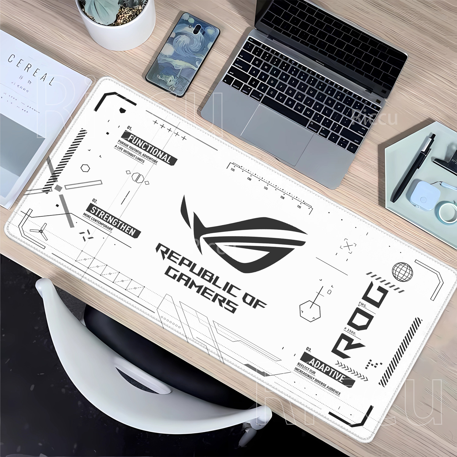R-ROG Large Gaming Mouse Pad A - Gaming Keyboard Typewriter recension och pris