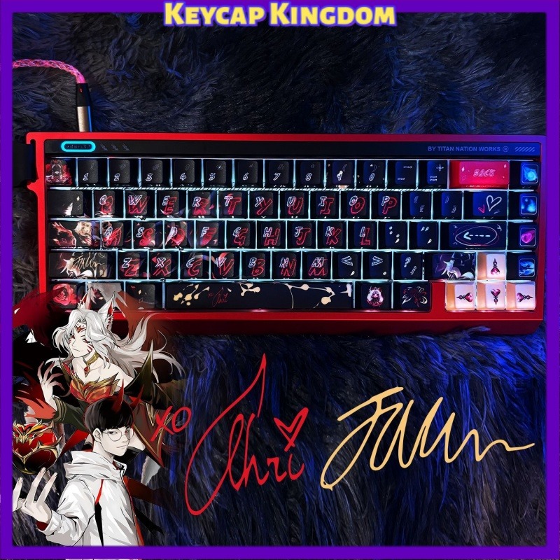 Faker Hall of Fame Ahri themed - Gaming Keyboard Ergo recension och pris
