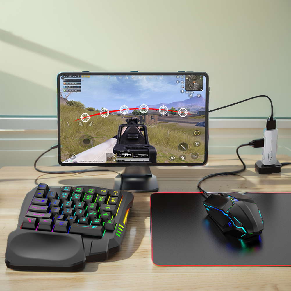 5 in 1 Mobile Game Converter K - Gaming Keyboard And Mouse Converter For Mobile recension och pris