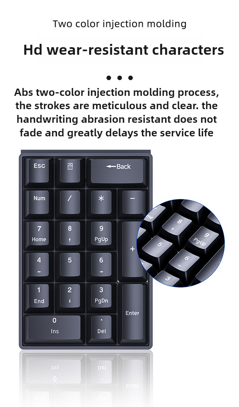 20 Keys Numeric Mechanical Wir - Gaming Keyboard Number Pad recension och pris