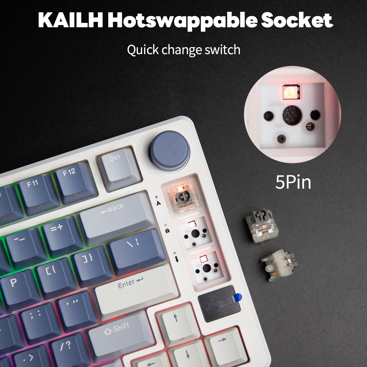 RK ROYAL KLUDGE M75 2.4G Wirel - Gaming Keyboard Mobile recension och pris