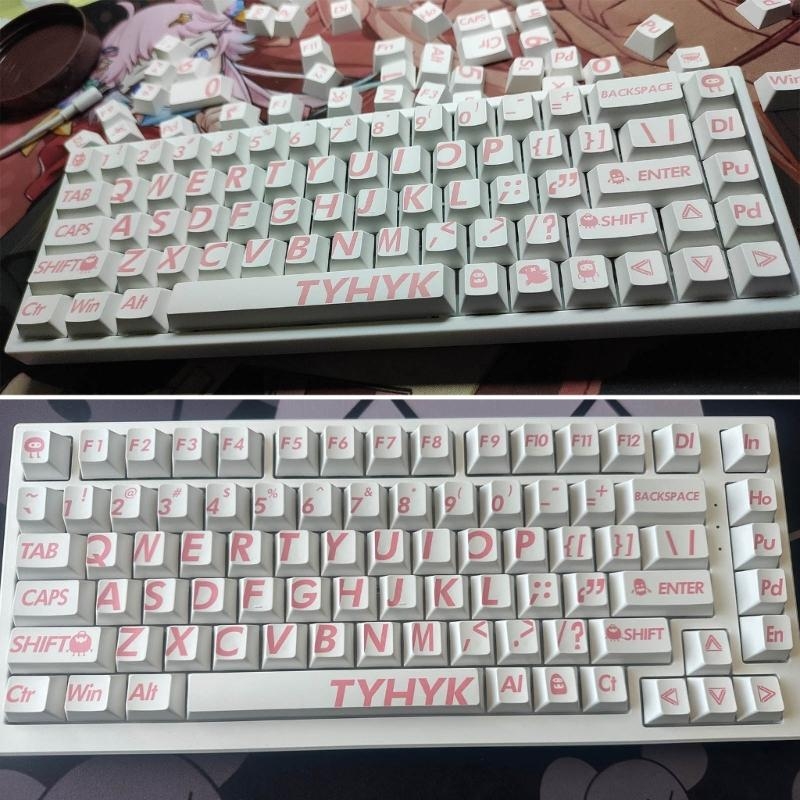 132Keys Big Letter PBT Keycap  - Gaming Keyboard Best recension och pris