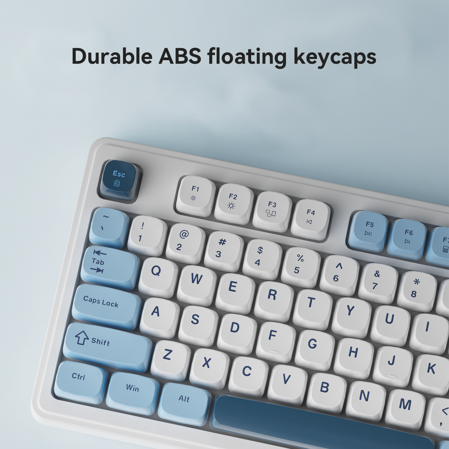 AJAZZ AF98 Wired/Wireless Keyb - Gaming Keyboard Blue Switches recension och pris