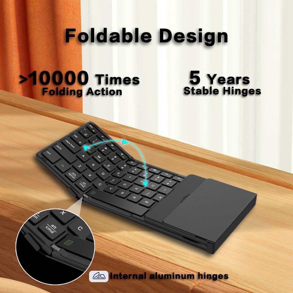 JOMAA Foldable Bluetooth Keybo - Gaming Keyboard Number Pad recension och pris