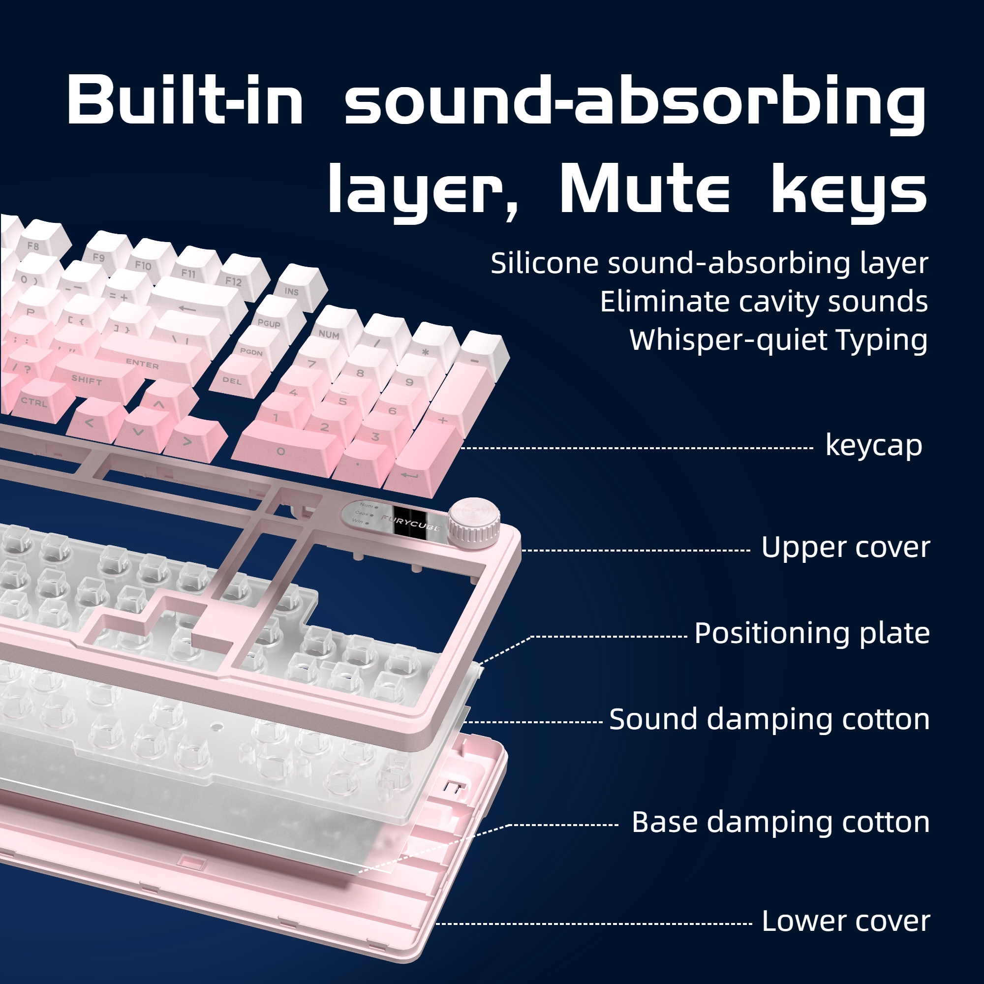 IP98 Tri‑Mode RGB Wireless Key - Gaming Keyboard Ip98 recension och pris
