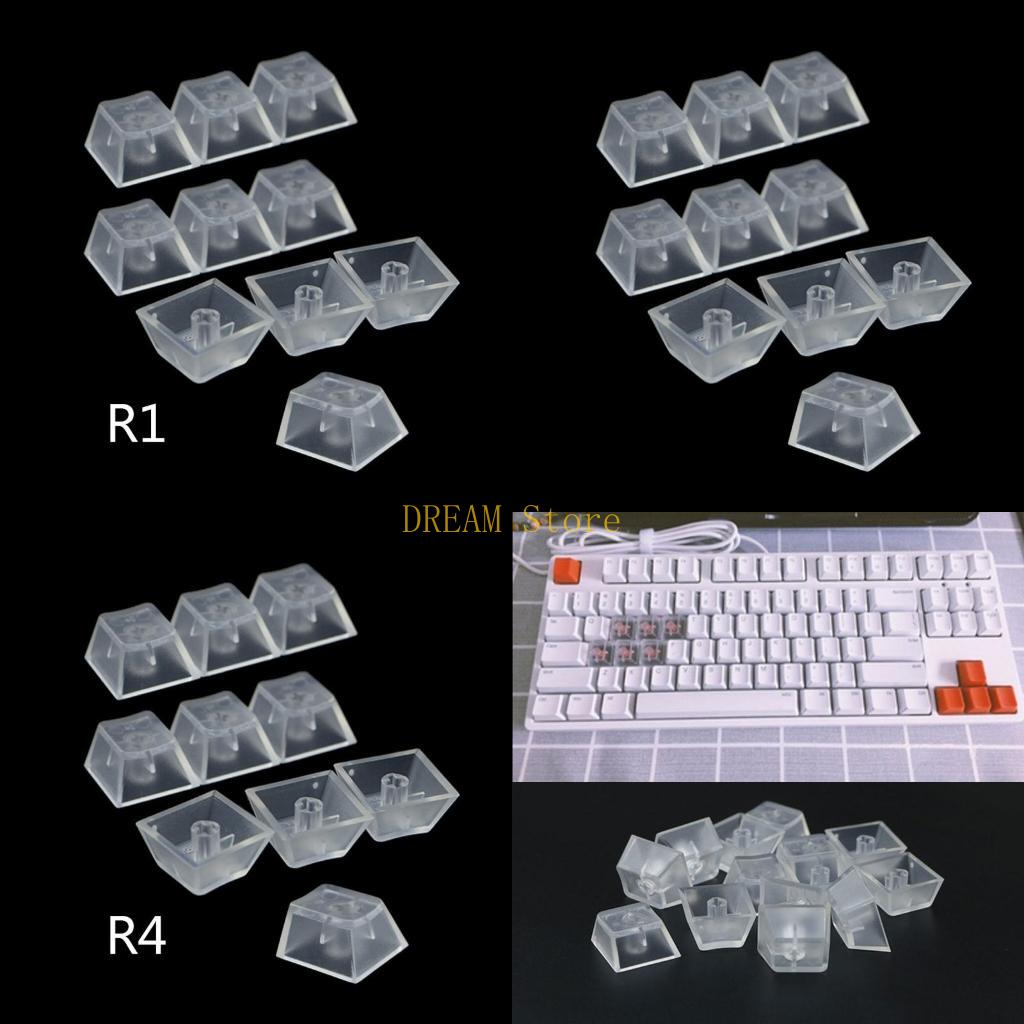 10Pcs Transparent ABS Universa - Gaming Keyboard Best recension och pris