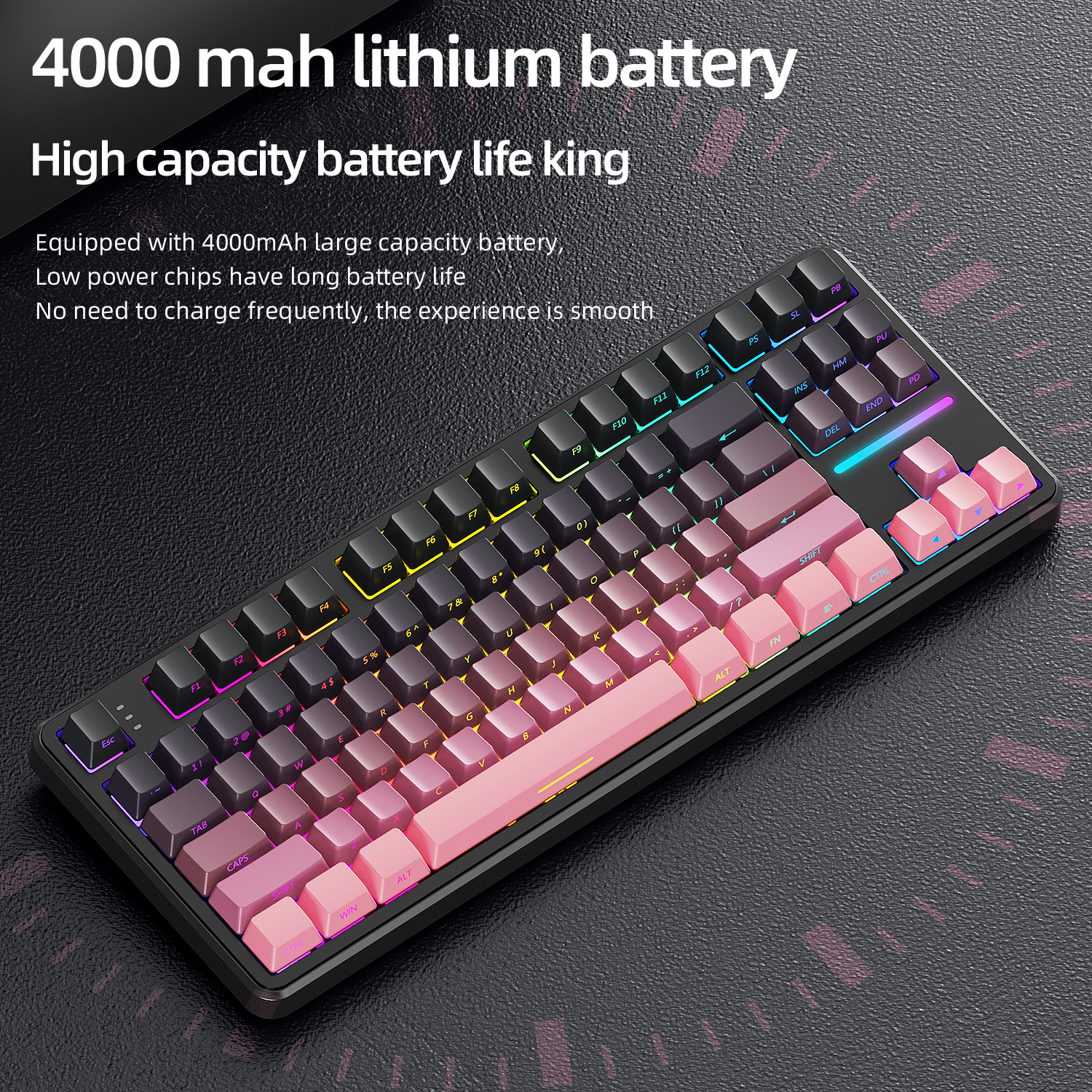 Attack Shark X87 Macro Drive G - Gaming Keyboard Half recension och pris