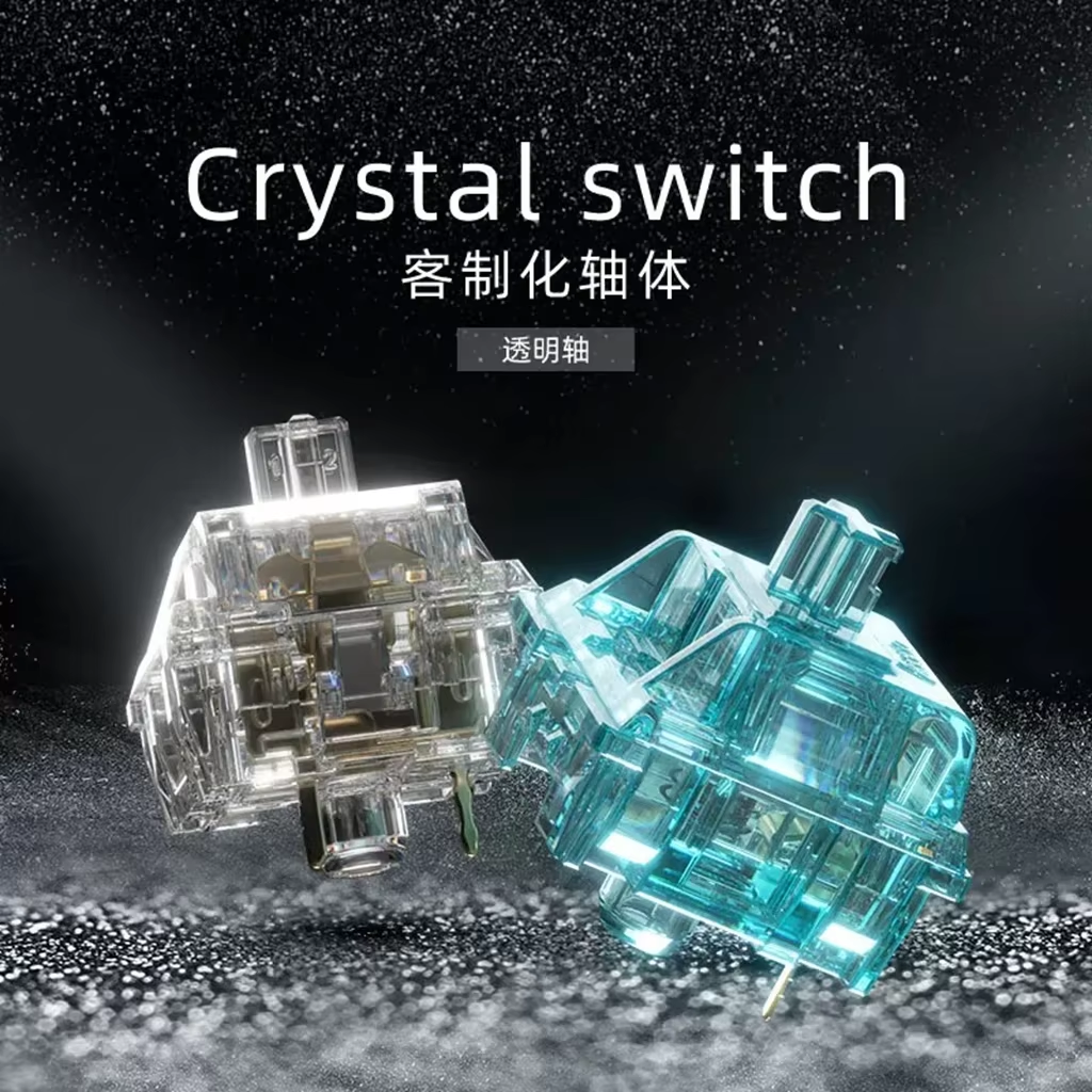 Akko Crystal V3 Switch Wine Re - Gaming Keyboard Blue Switches recension och pris