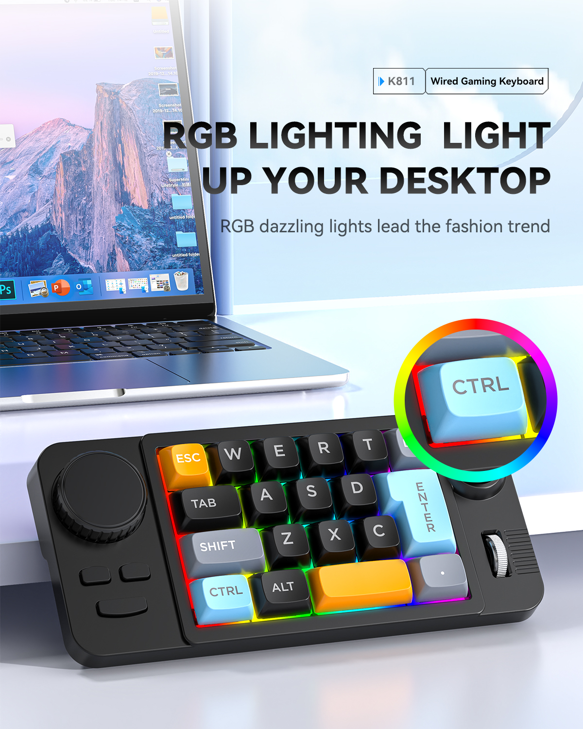 Hot Swap Wired Mechanical Keyb - Gaming Keyboard Half recension och pris