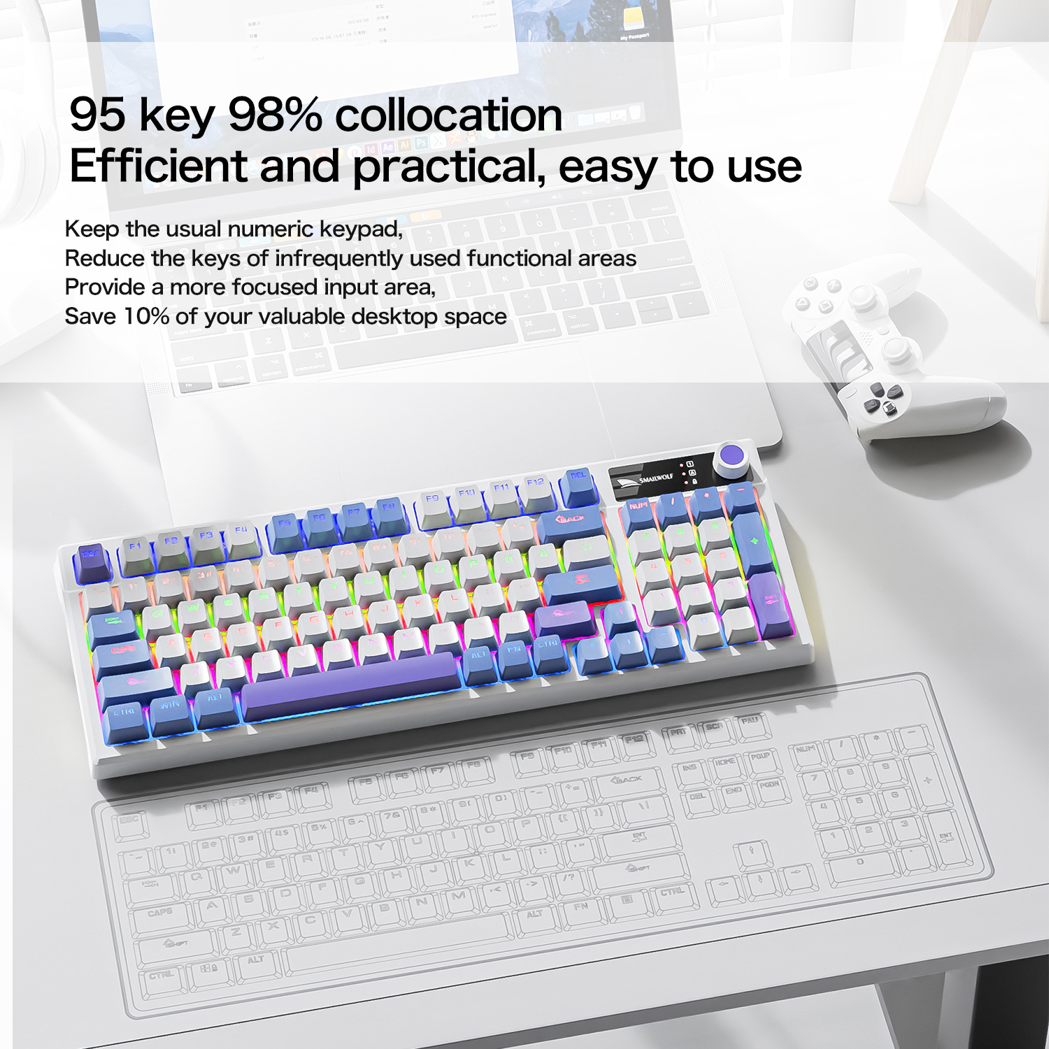 Spanish Mechanical Keyboard Sp - Gaming Keyboard Blue Switches recension och pris